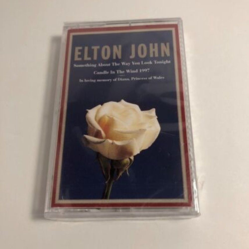 New Vintage Cassette Elton John Princess Diana Tribute 1997 Candle in the Wind